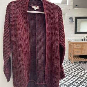 Pink Rose Open Cardigan Size Medium